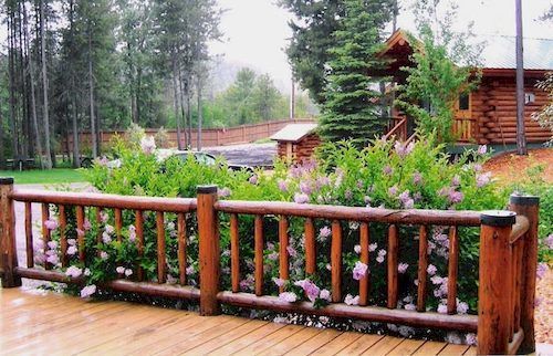 Silverwolf Log Chalets Coram Екстериор снимка